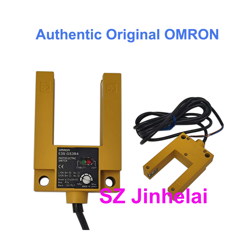 Plant Sensor - OMRON-Interruptor de Sensor fotoeléctrico, E3S-GS3E4, auténtico,