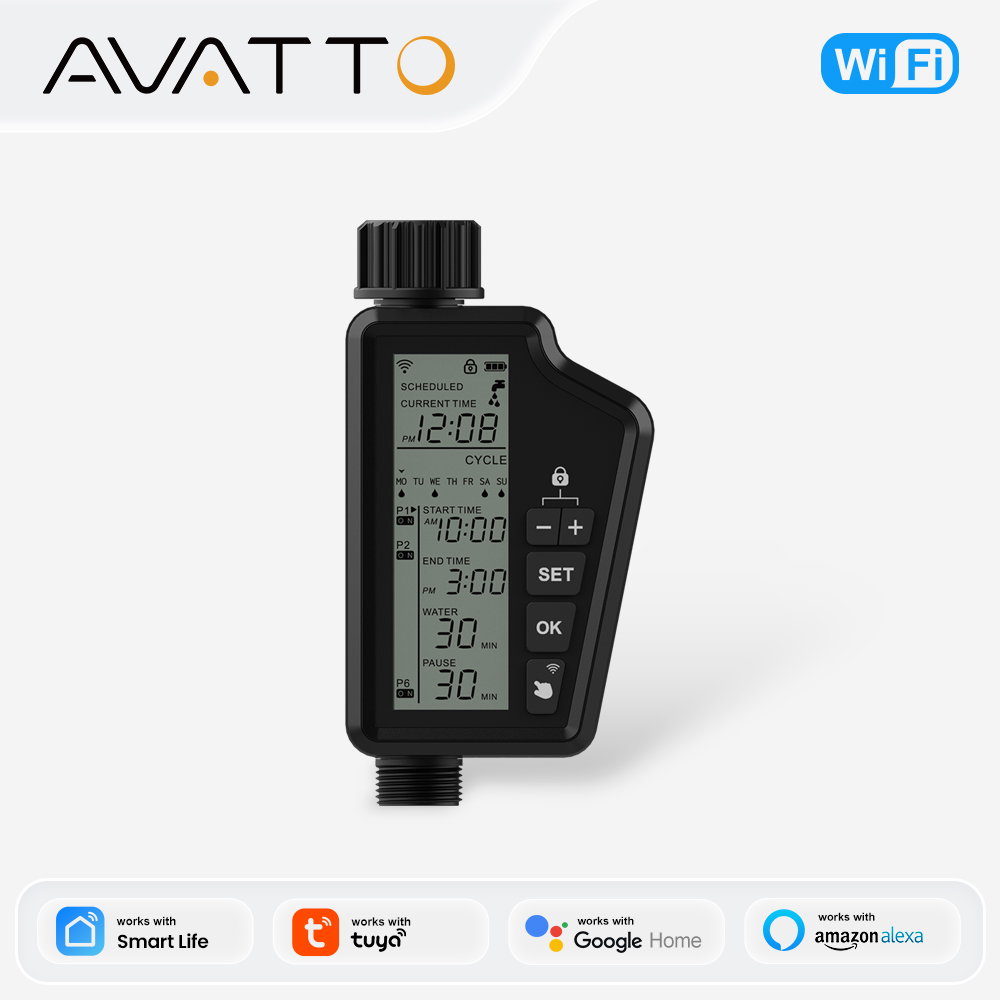 Smart Garden System - AVATTO Tuya WIFI Temporizador de riego