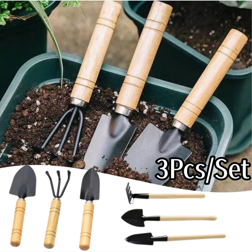 Indoor Garden Kit - Juego de 3 herramientas de jardinería