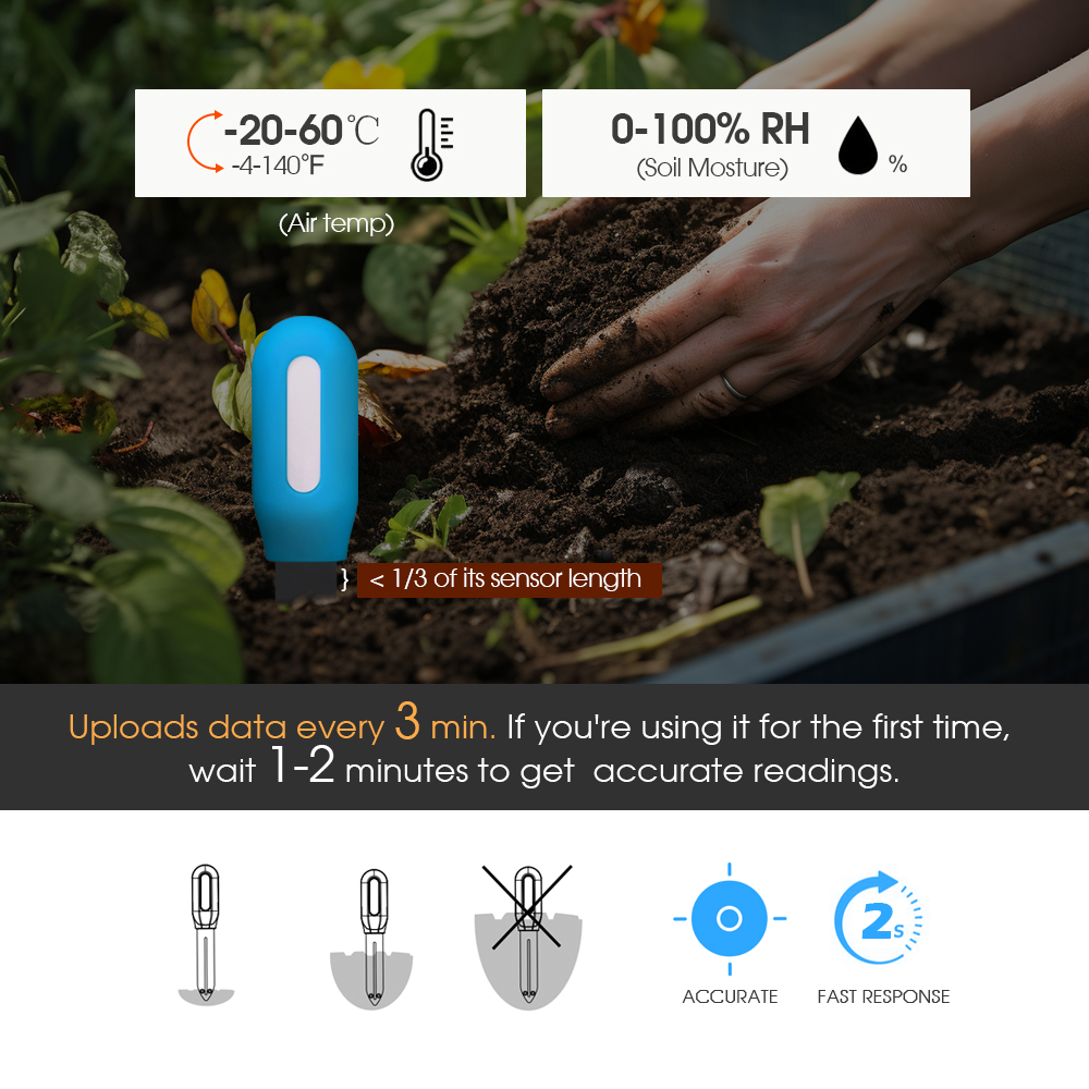 Sensor inteligente de suelo Zi - Plant Sensor reseña y precio