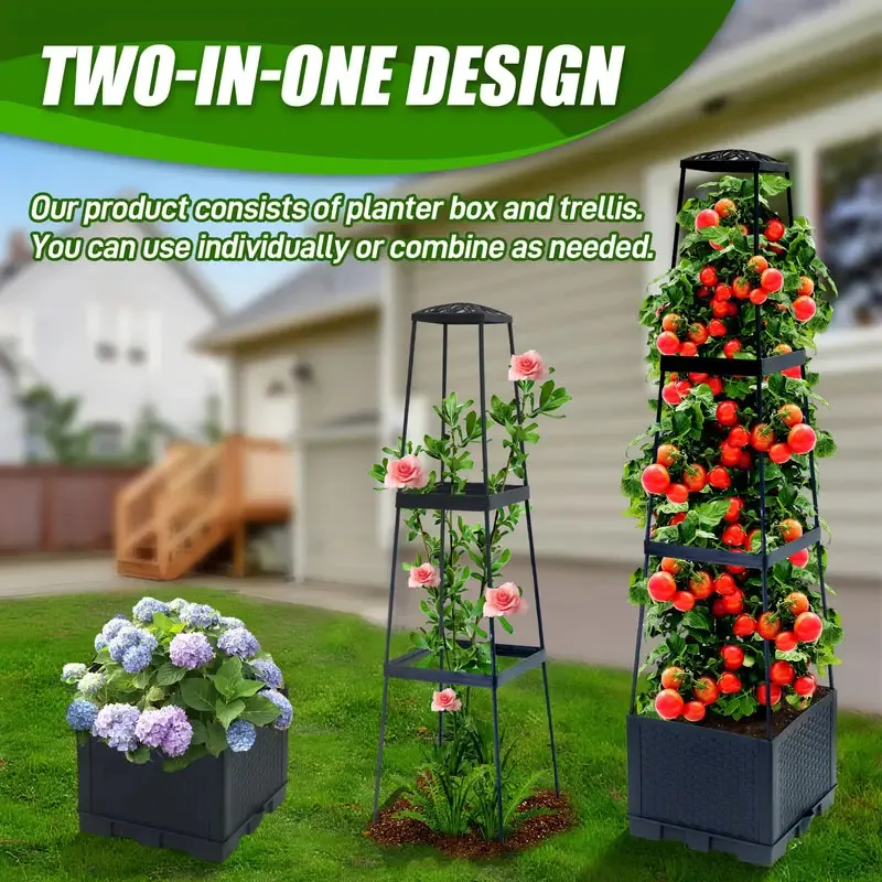Torre para tomates con caja de - Hydroponic Tower reseña y precio