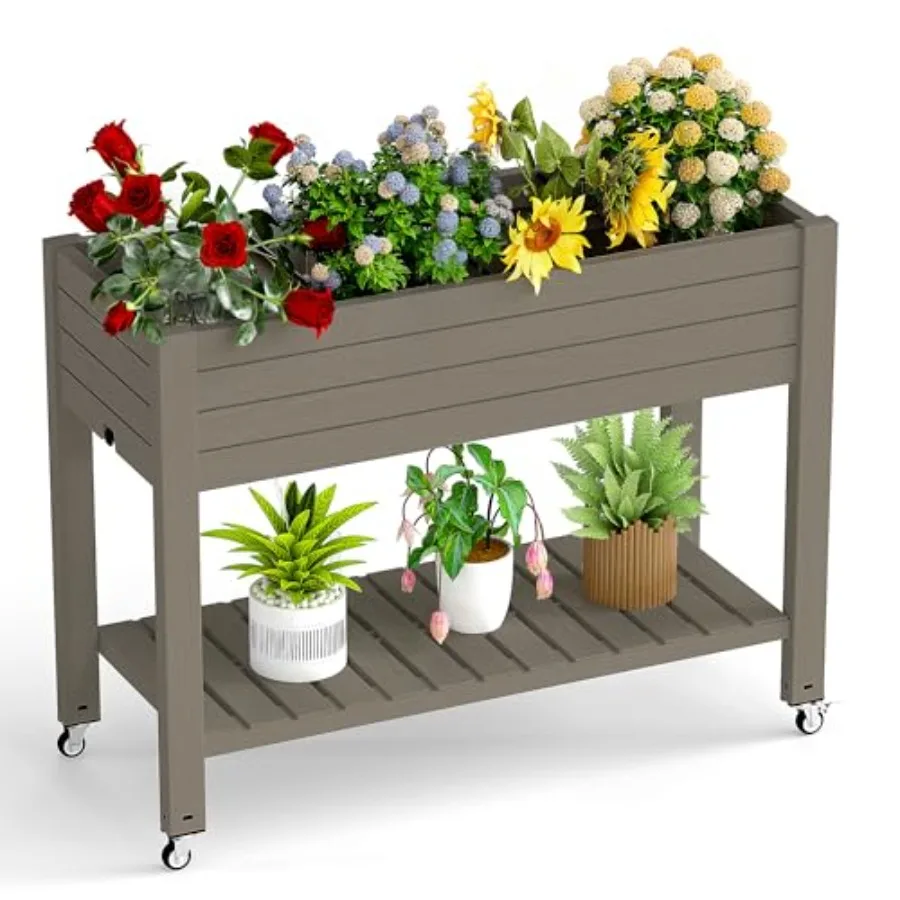 Cama de jardín elevada con pat - Self Watering Planter reseña y precio