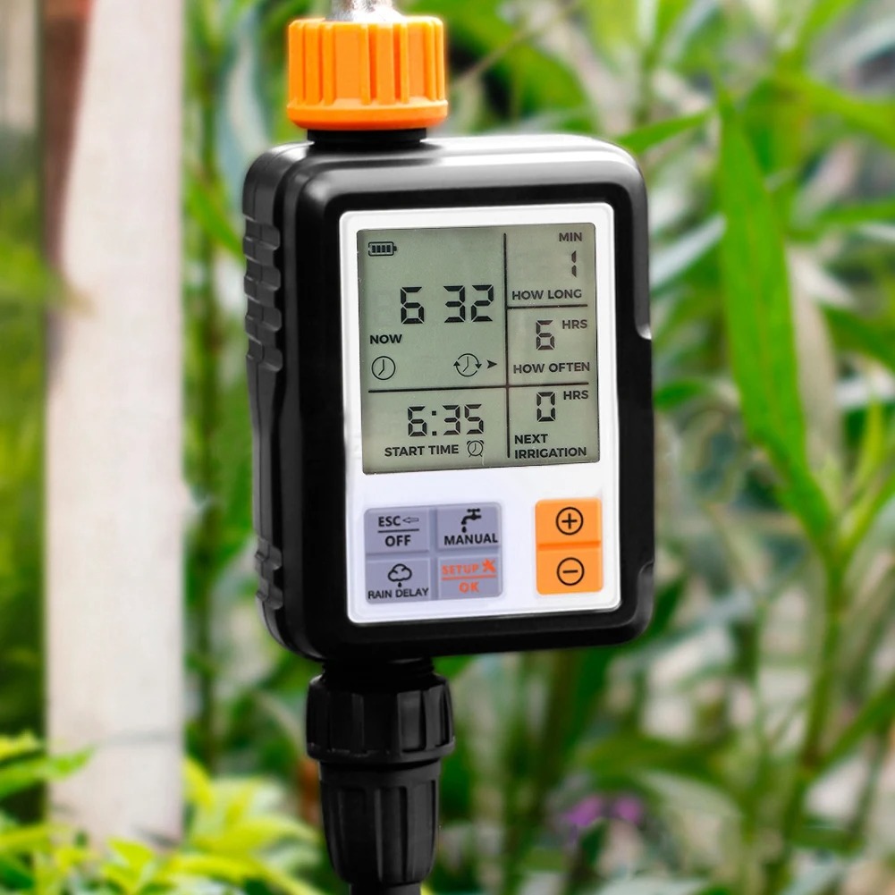 Temporizador electrónico de ri - Smart Garden System reseña y precio