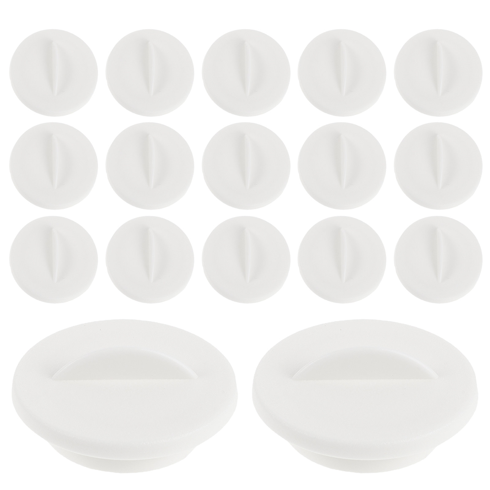 24 Tapas Redondas Blancas para - Indoor Garden Kit reseña y precio