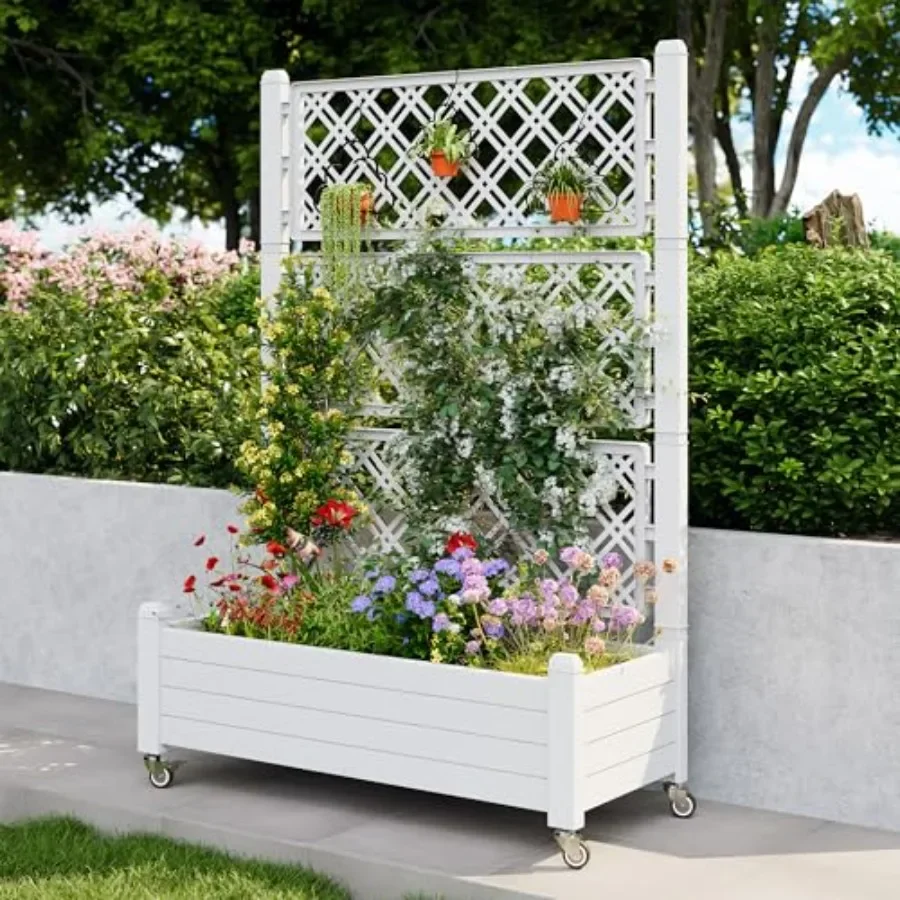Cama de jardín elevada con est - Self Watering Planter reseña y precio