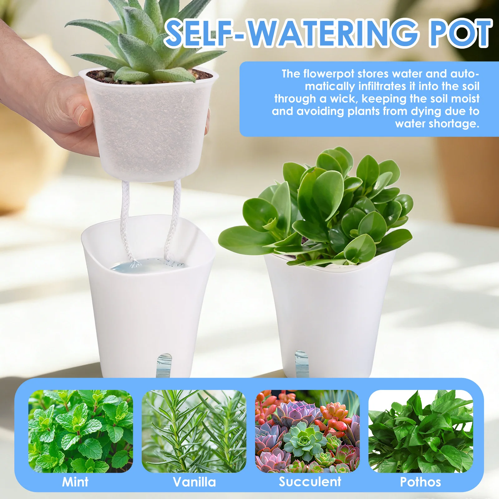 Juego de 10 Macetas de Plástic - Hydroponic Grow Pod reseña y precio