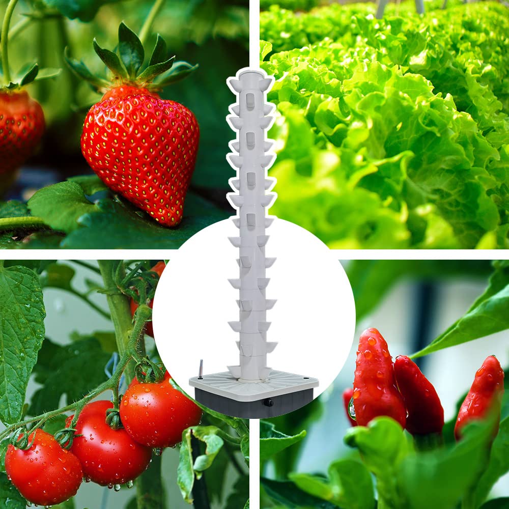 Torre de Cultivo Hidropónico V - Hydroponic Tower reseña y precio