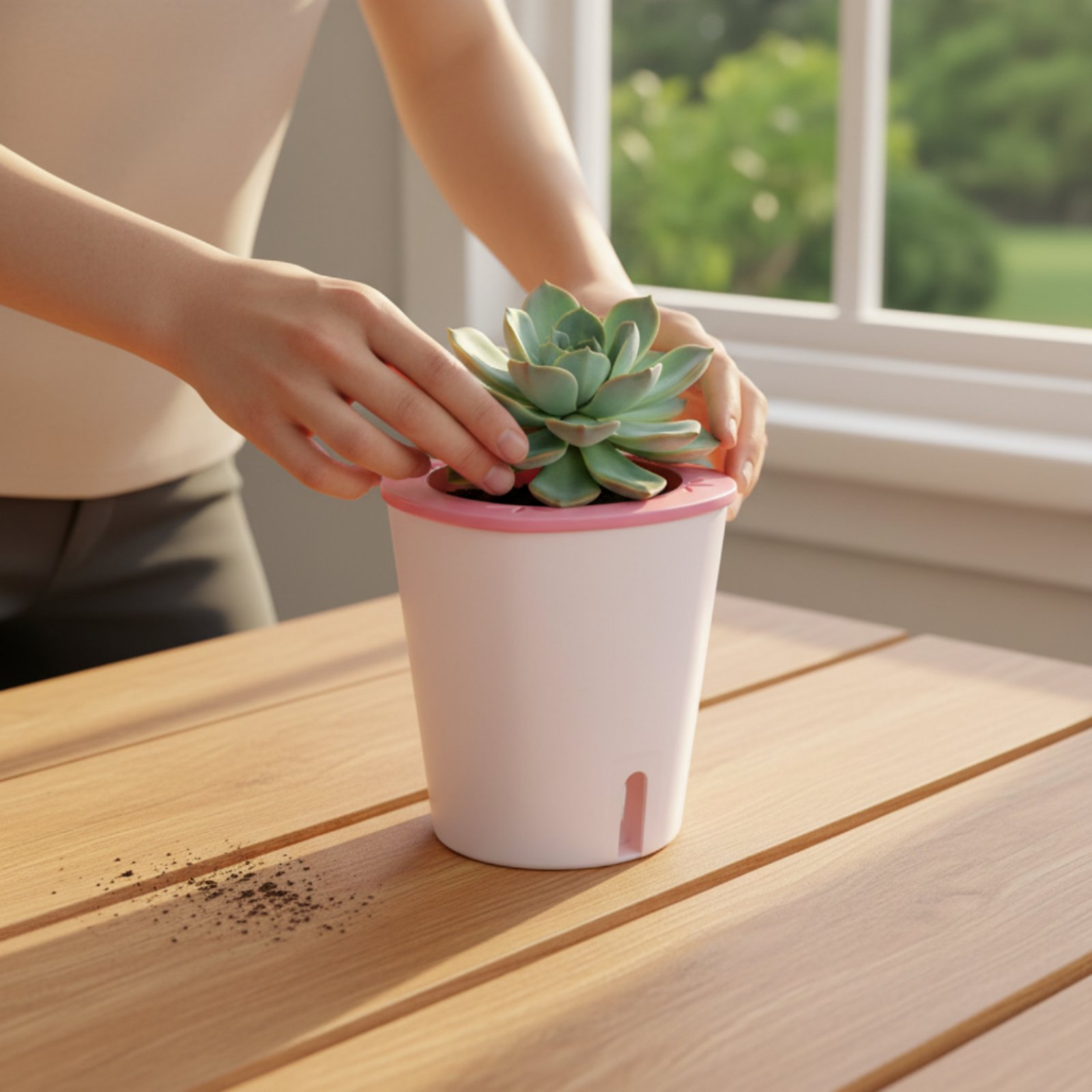 Maceta con Sistema de Autorrie - Self Watering Planter reseña y precio