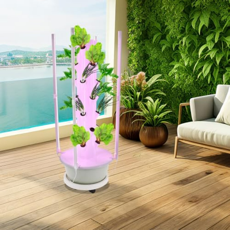 Torre de cultivo hidropónico p - Hydroponic Tower reseña y precio