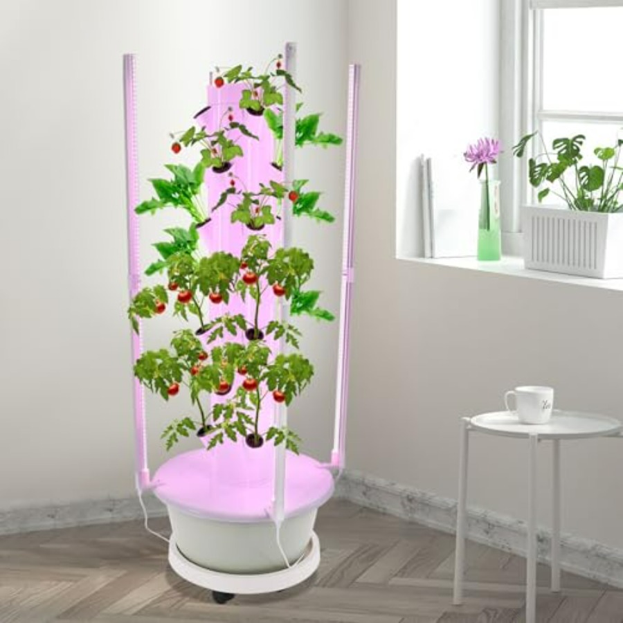 Torre de cultivo hidropónico p - Hydroponic Tower reseña y precio